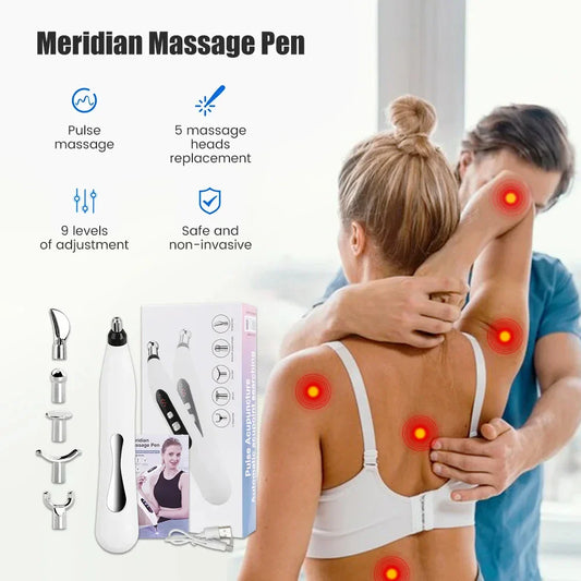 Shock Wave Red Light Therapy Massager For Pain Relief