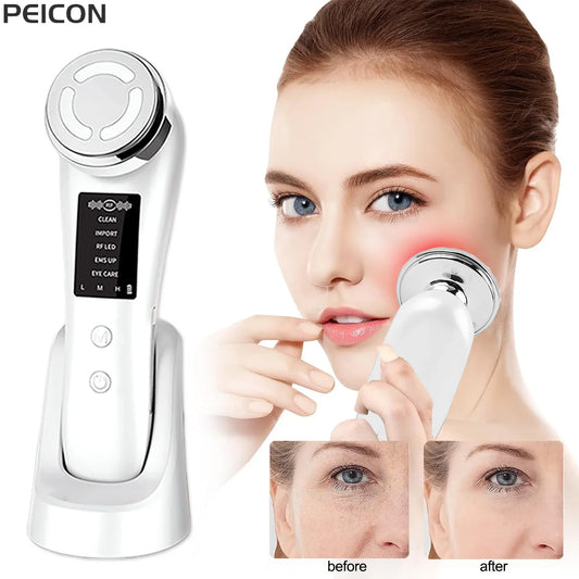 EMS Facial Massager With Microcurrent Skin Tightening For