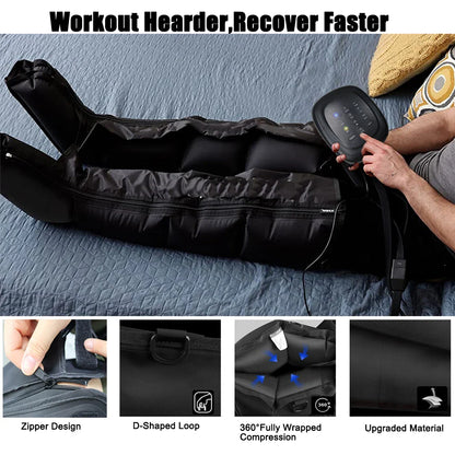 Air Compression Leg Massager Boots - Cycling Compression