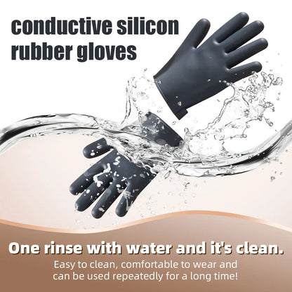 Electric Pulse Massage Gloves with Remote - EMS TENS for Full Body Relaxation