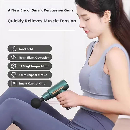 Electric Muscle Massager Fascia Gun for Neck, Portable