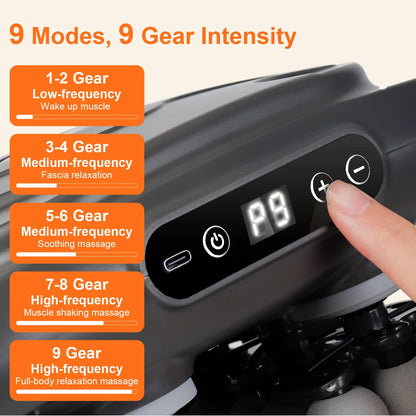 Wireless Fascia Gun with High Frequency Vibration, Deep Tissue Massage