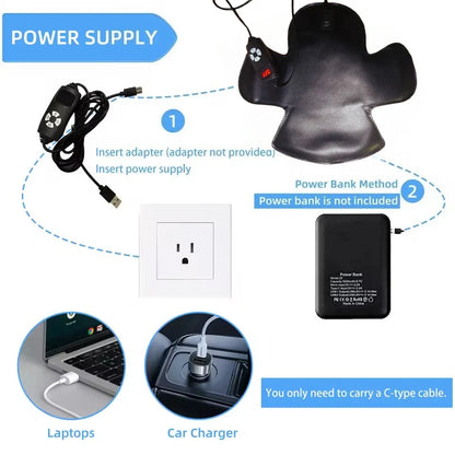 LED Hair Growth Cap Red Blue Light Therapy Scalp Massage