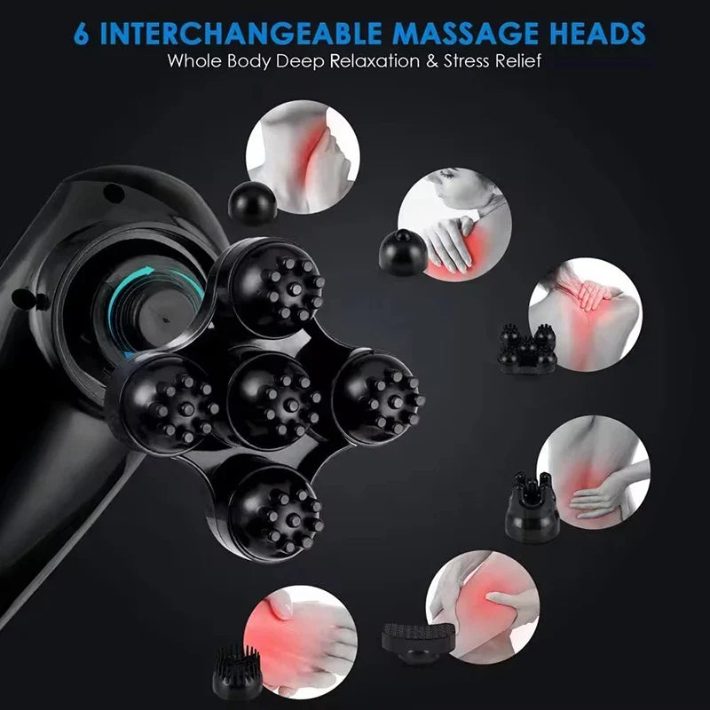 2025 NEW Electric Handheld Dolphin Massage Stick Shoulder Neck Tapping Cervical Spine Waist Legs Whole Body Meridian Relaxation – Back And Neck Relief