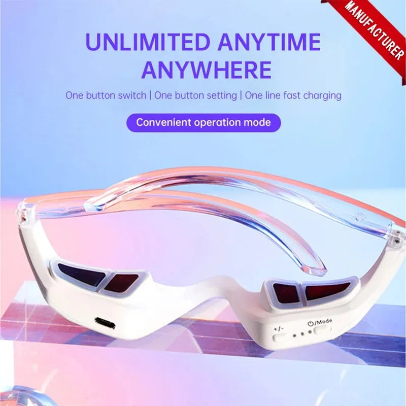 EMS Red Light Therapy Anti-Aging Eye Massager – Eye Fatigue Relief