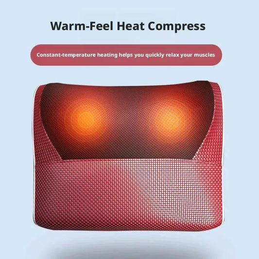 Neck Massager Pillow With Heat, 3-Point Shiatsu Kneading