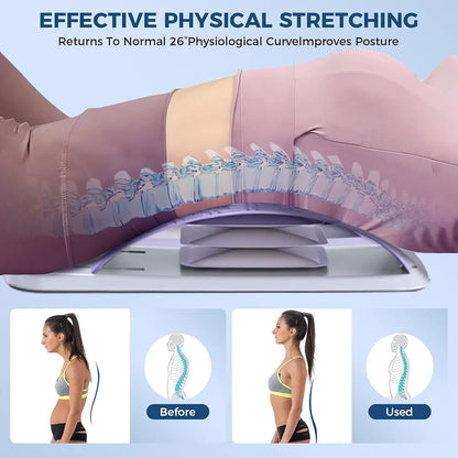 Electric Back Massager for Pain Relief, Back Cracker, Neck and Waist Support