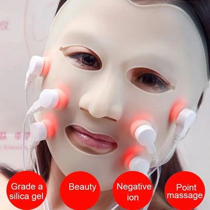 New 3D Silicone LED Facial Mask – Red Light Massager