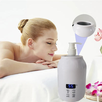 250ML Electric Massage Oil Warmer – Digital LED Touch Screen