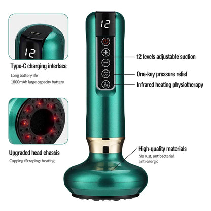 Hailicare Electric Cupping Massage Device – Infrared Heat