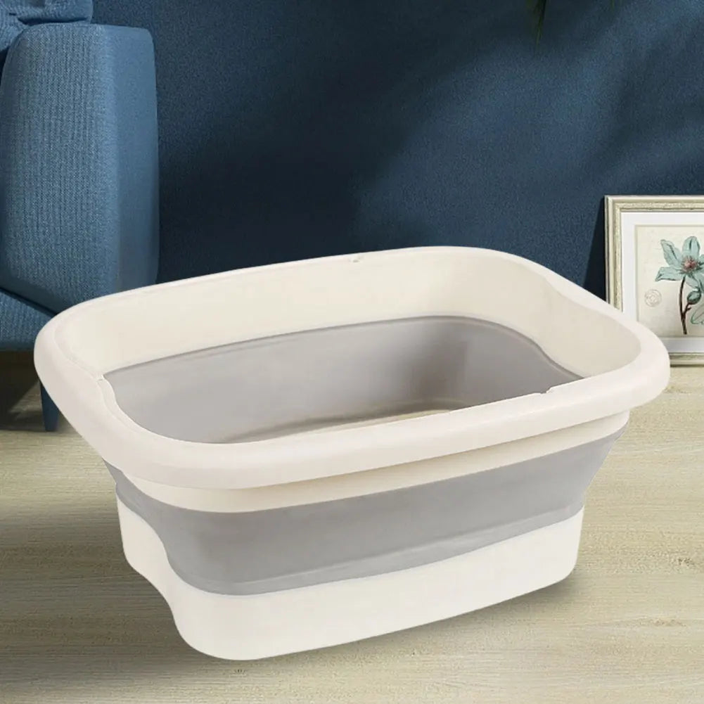 Foldable Foot Bath Bucket Massage Spa Soak Tub Portable