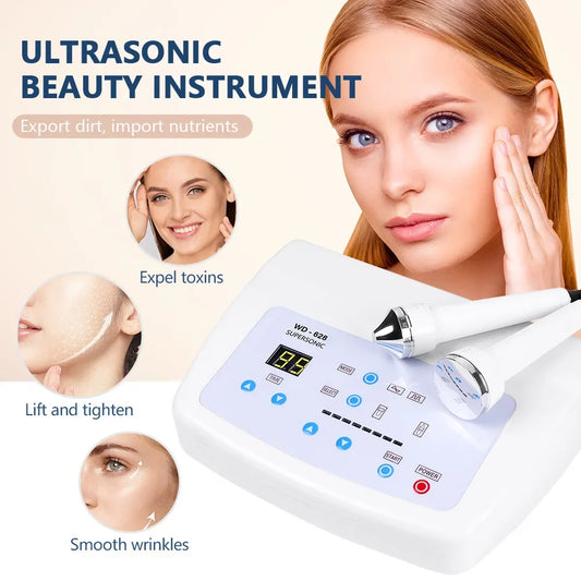 Ultrasonic Face Tightening Massager, High Frequency Anti