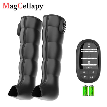 Air Compression Leg Massage Boots – Rechargeable Battery