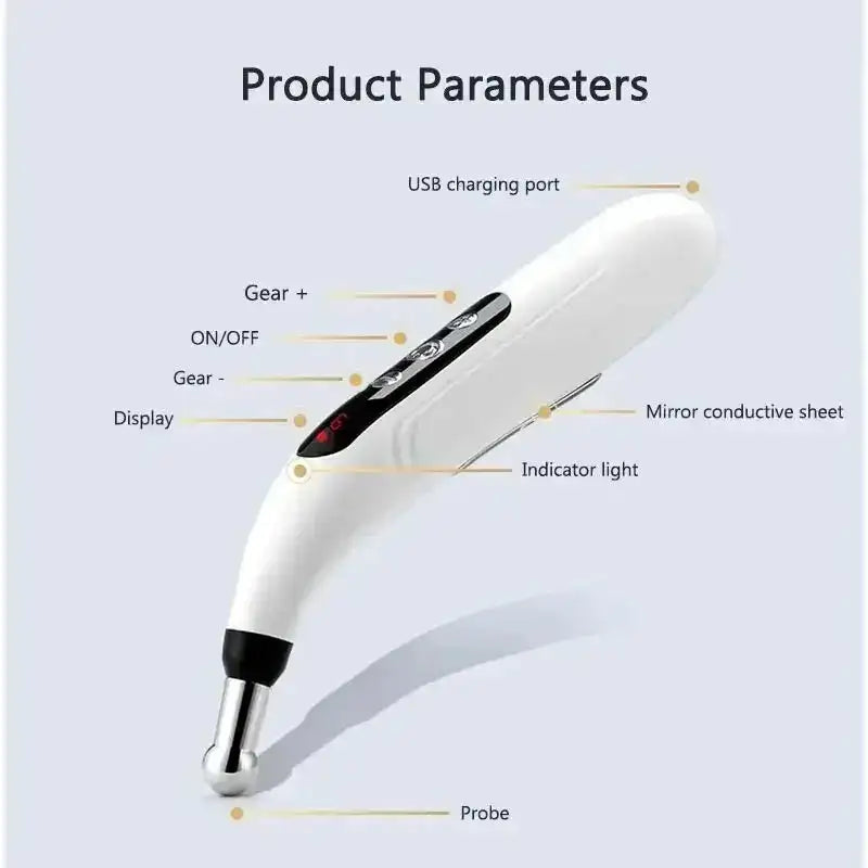 Shock Wave Red Light Therapy Device For Back Pain Massager