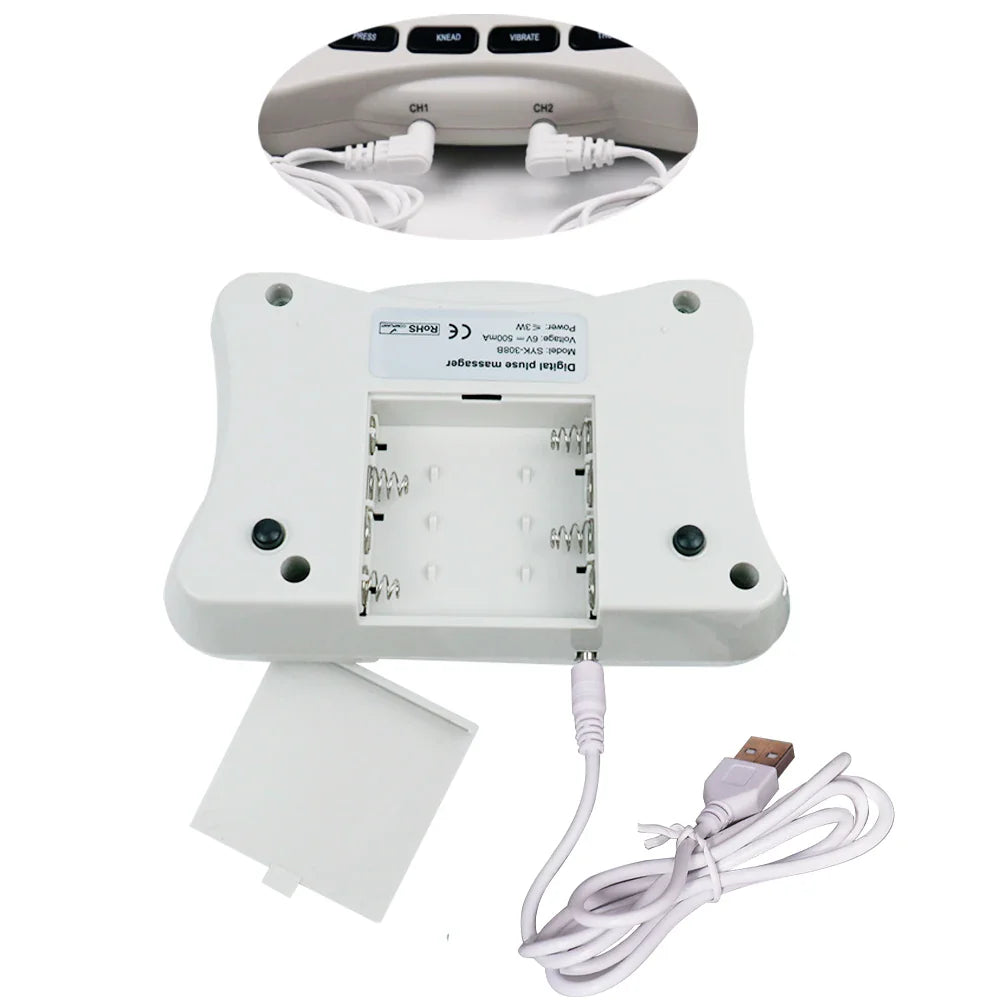 EMS Neck Massager with Acupoints, Muscle Stimulator for Physiotherapy