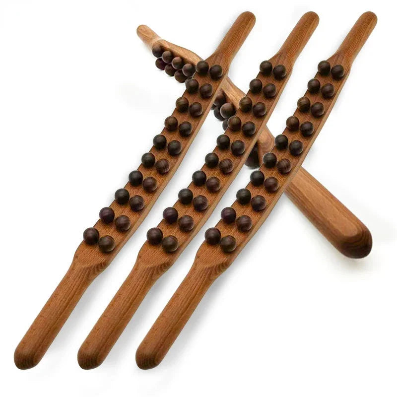 Beech Gua Sha Massage Bar For Full Body Rolling Meridian
