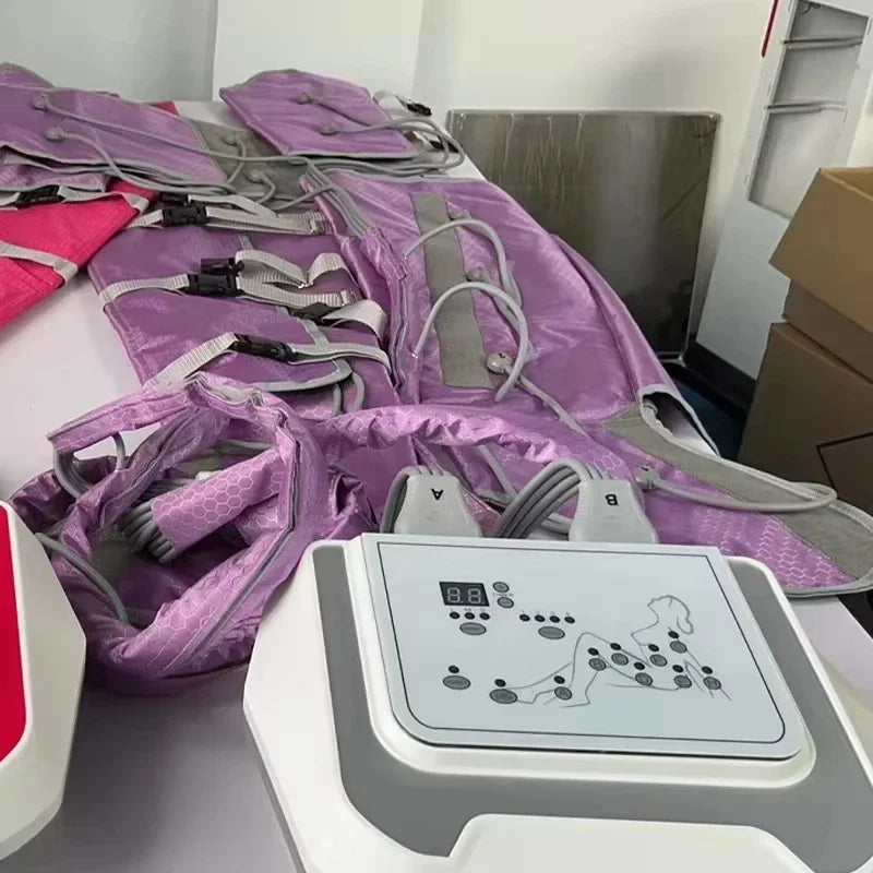 Purple Pressotherapy Lymphatic Massage Device With Air Bags