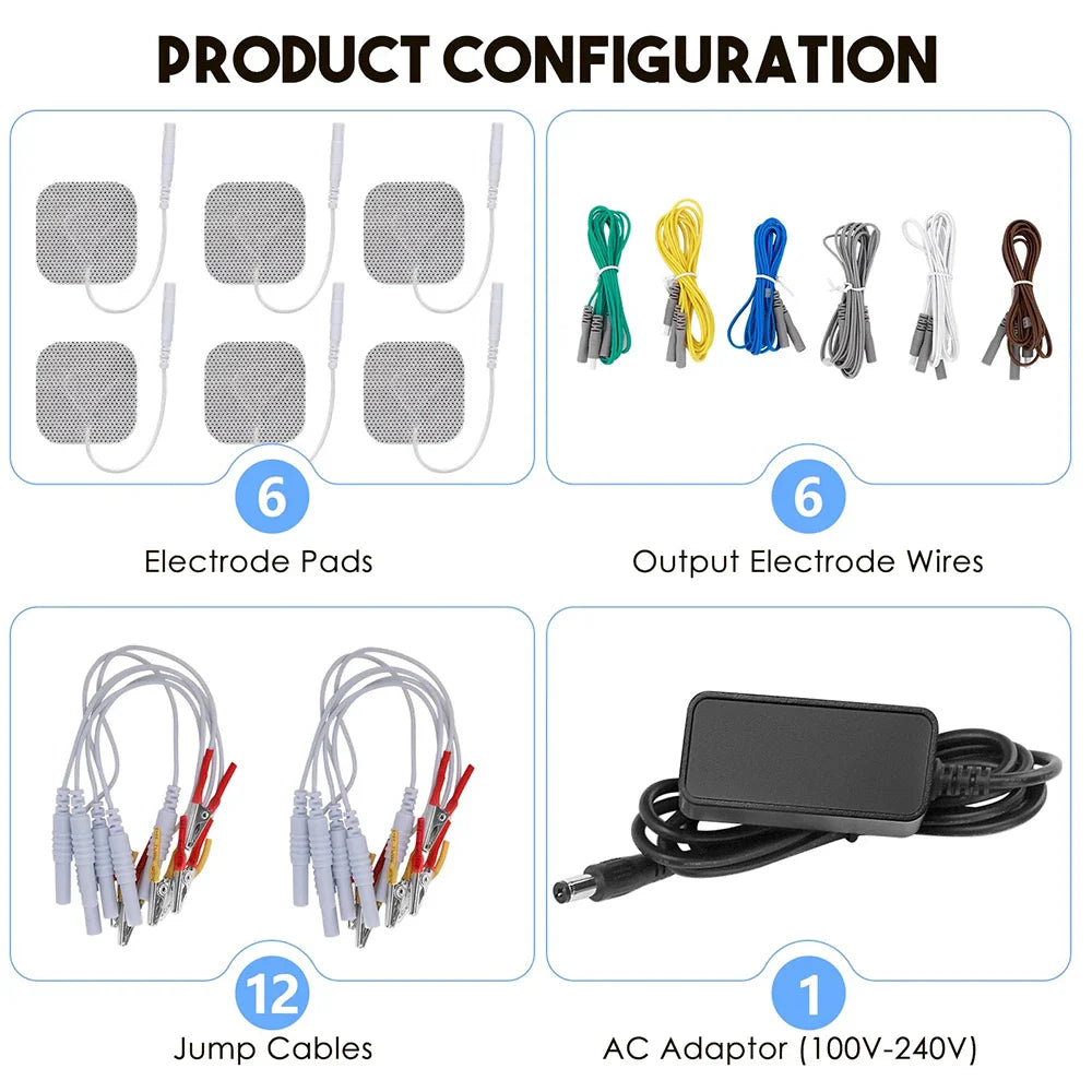 TENS Acupuncture And Moxibustion Massager – Six Way Output