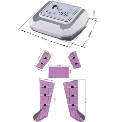 Purple Pressotherapy Lymphatic Massage Device With Air Bags