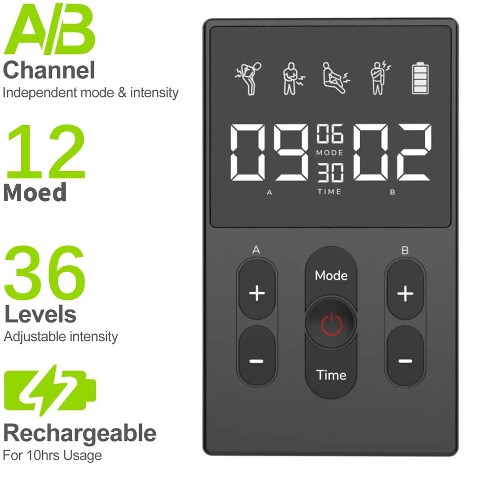 12MTENS – Portable TENS EMS Massager For Home Use Daily