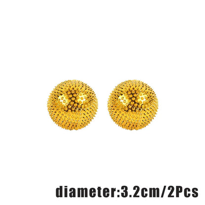 2pc Hand Magnetic Spiky Massage Ball Palm Acupressure