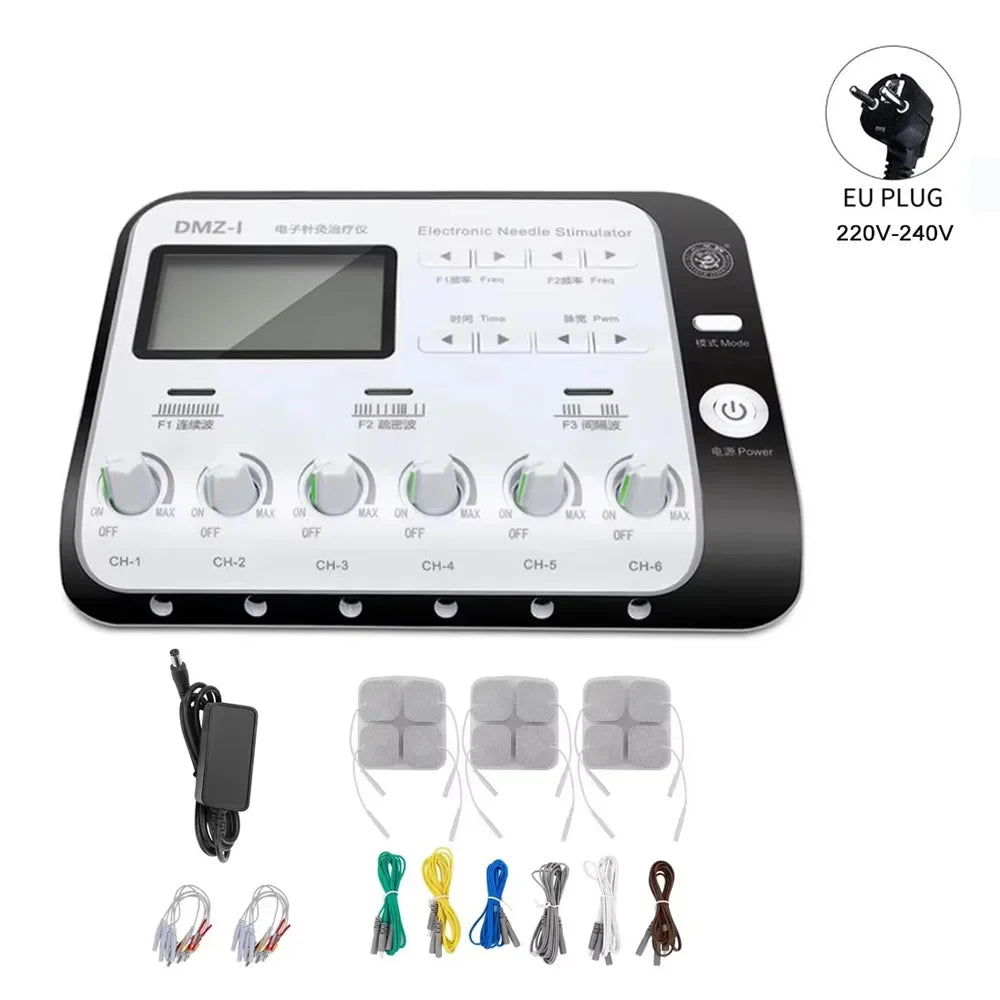 TENS Acupuncture And Moxibustion Massager – Six Way Output