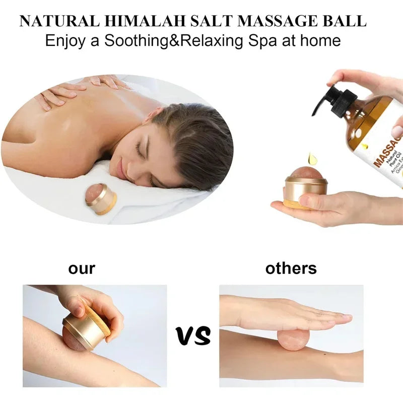 Massage Salt Ball Ice Roller Jade Scraper – Easy To Use