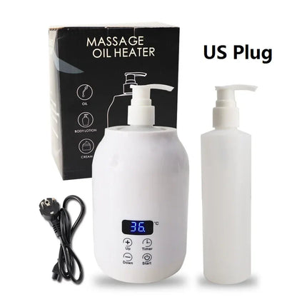 250ML Electric Massage Oil Warmer – Digital LED Touch Screen