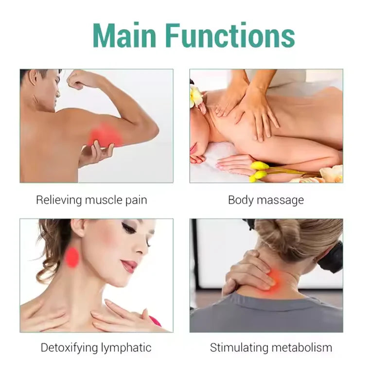 4 In 1 Microcurrent Heating Massage Machine For Pain Relief