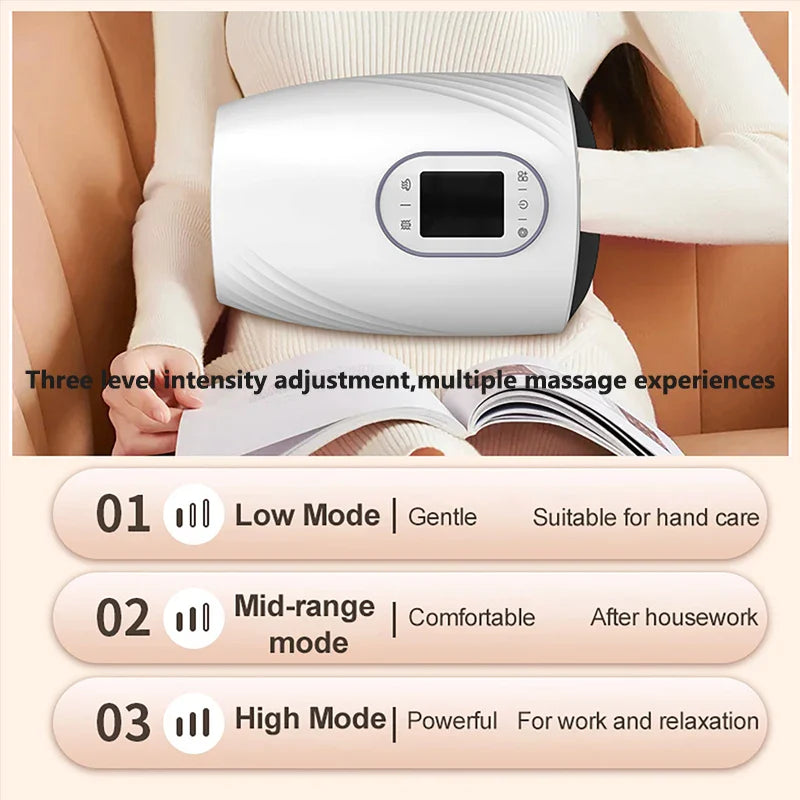 Electric Wireless Hand Massager – 6D Air Compression Massage