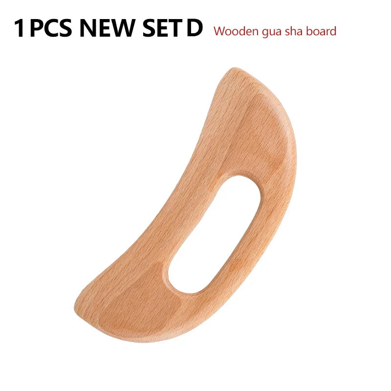 Wood Therapy Massage Roller For Lymphatic Drainage Relief