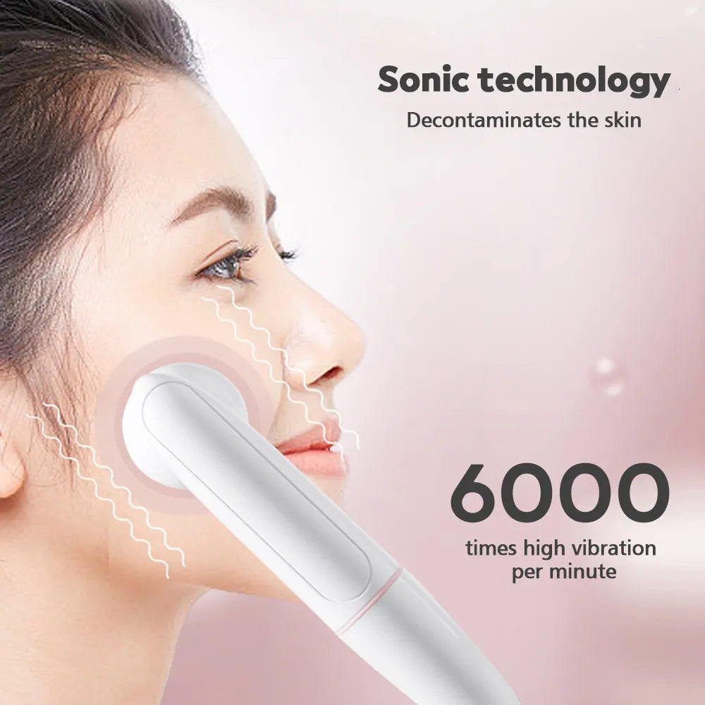Dual-Action Facial Cleansing Brush