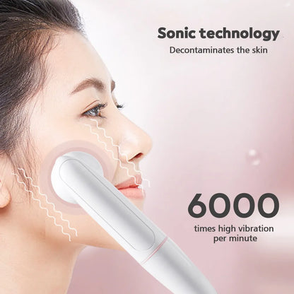 Dual-Action Facial Cleansing Brush