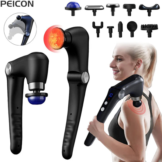 Fascia Massage Gun Electric Muscle Massager With Handle