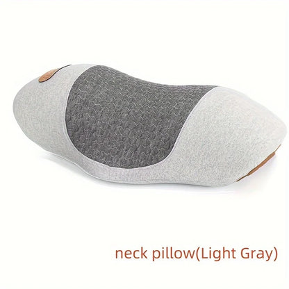 Neck Massage Pillow Vibration Hot Compress Memory Foam