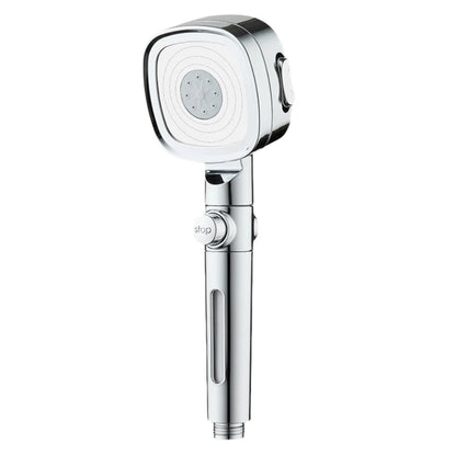 3 Modes Built-in Filiter High Pressure Shower Head with One-key Stop Button Shower Massage Spa Handheld Showerhead For Bathroom