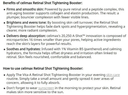Vita A Retinal Tightening Booster Serum