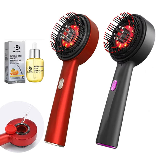 3 Modes Electric Vibration Massage Comb for Hair Growth