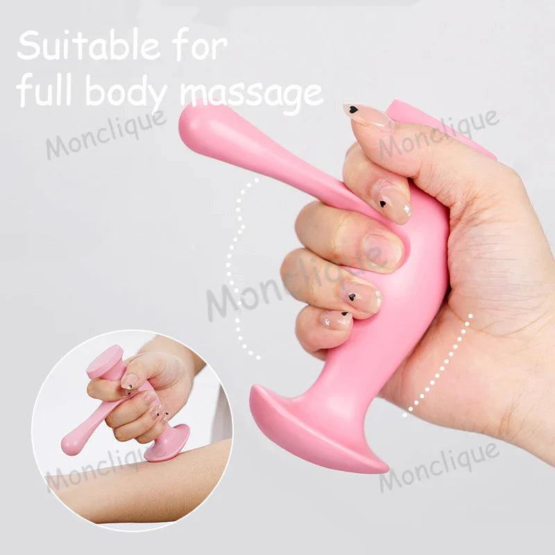 T Shaped Massager Handheld Acupressure Reflexology Tool