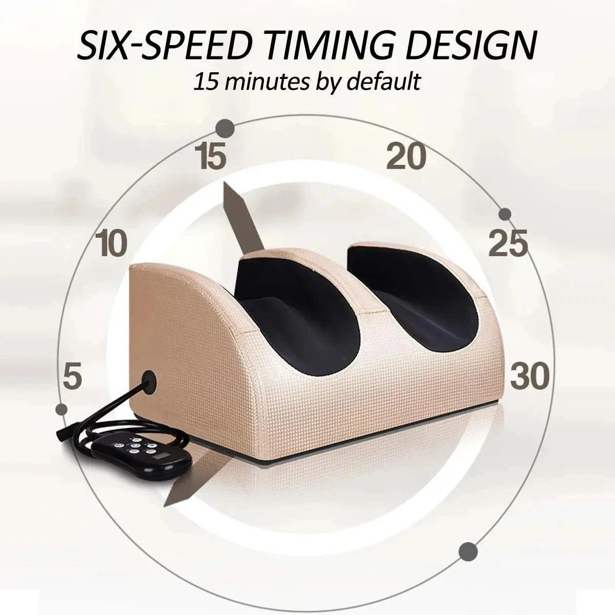 Electric Foot Massager With Remote Heating Shiatsu Kneading