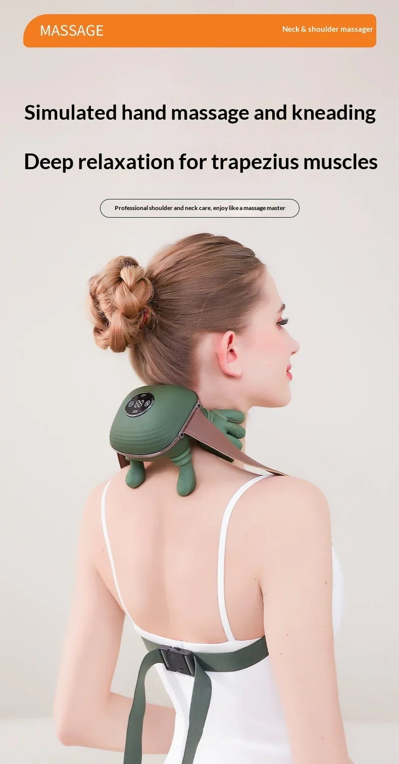 Brushless Quiet Massager for Neck, Shoulders, Hands and Legs