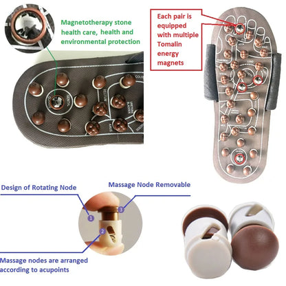 Foot Massage Acupuncture Slippers – Acupoint Activation
