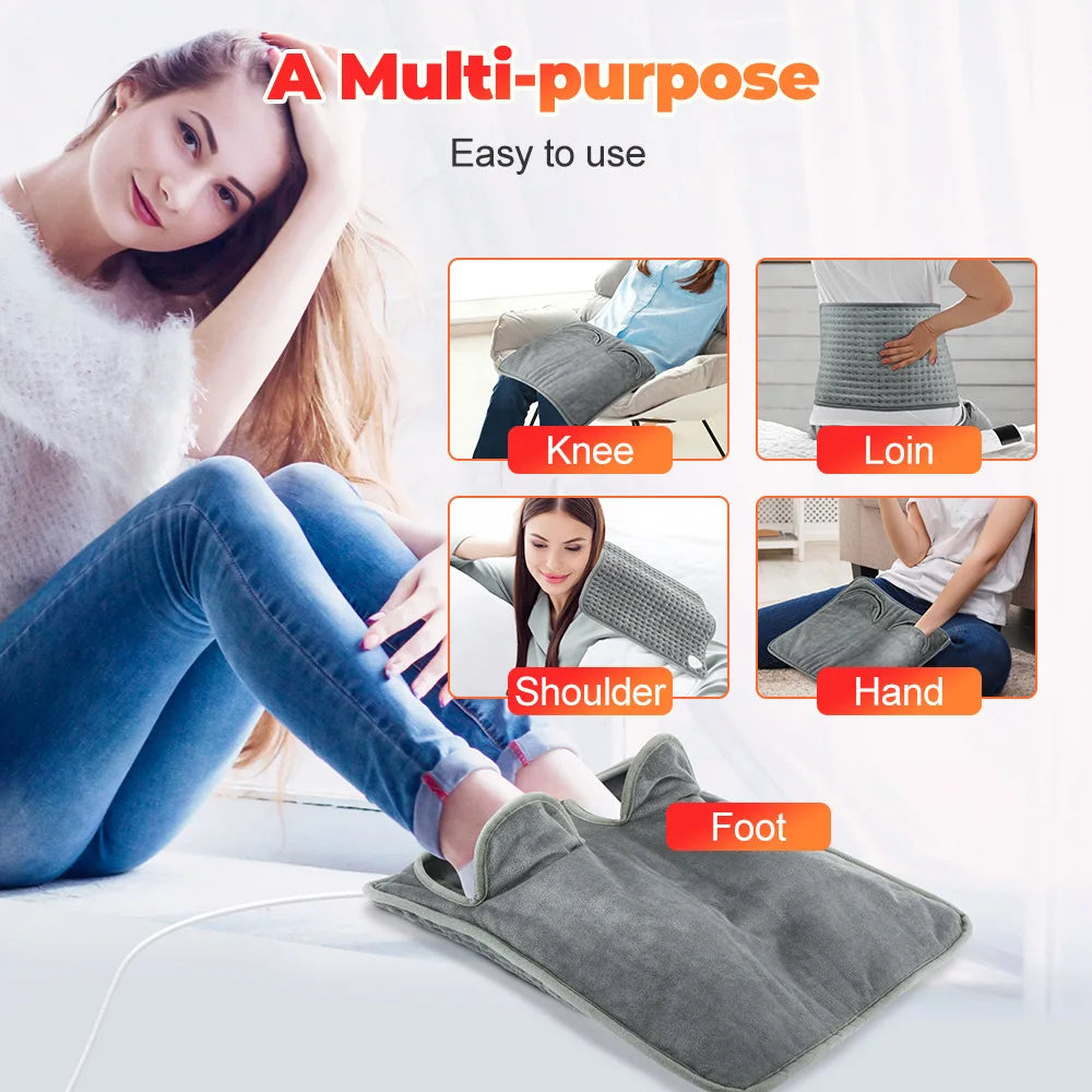 Winter Electric Heating Foot Pad With 9 Level Massager