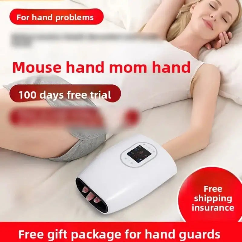 Electric Hand Massager With Airbag Hot Compress And 3 Modes