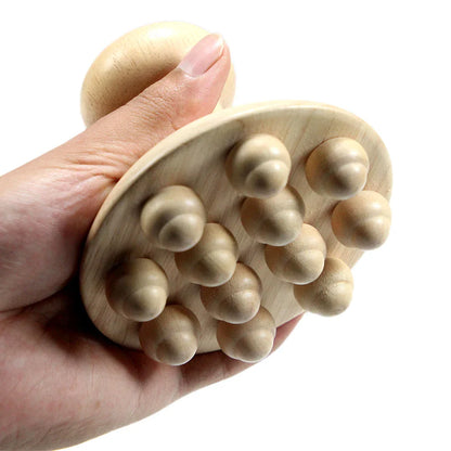 Wood Therapy Mushroom Massage Tool – Natural Anti-Cellulite Solution