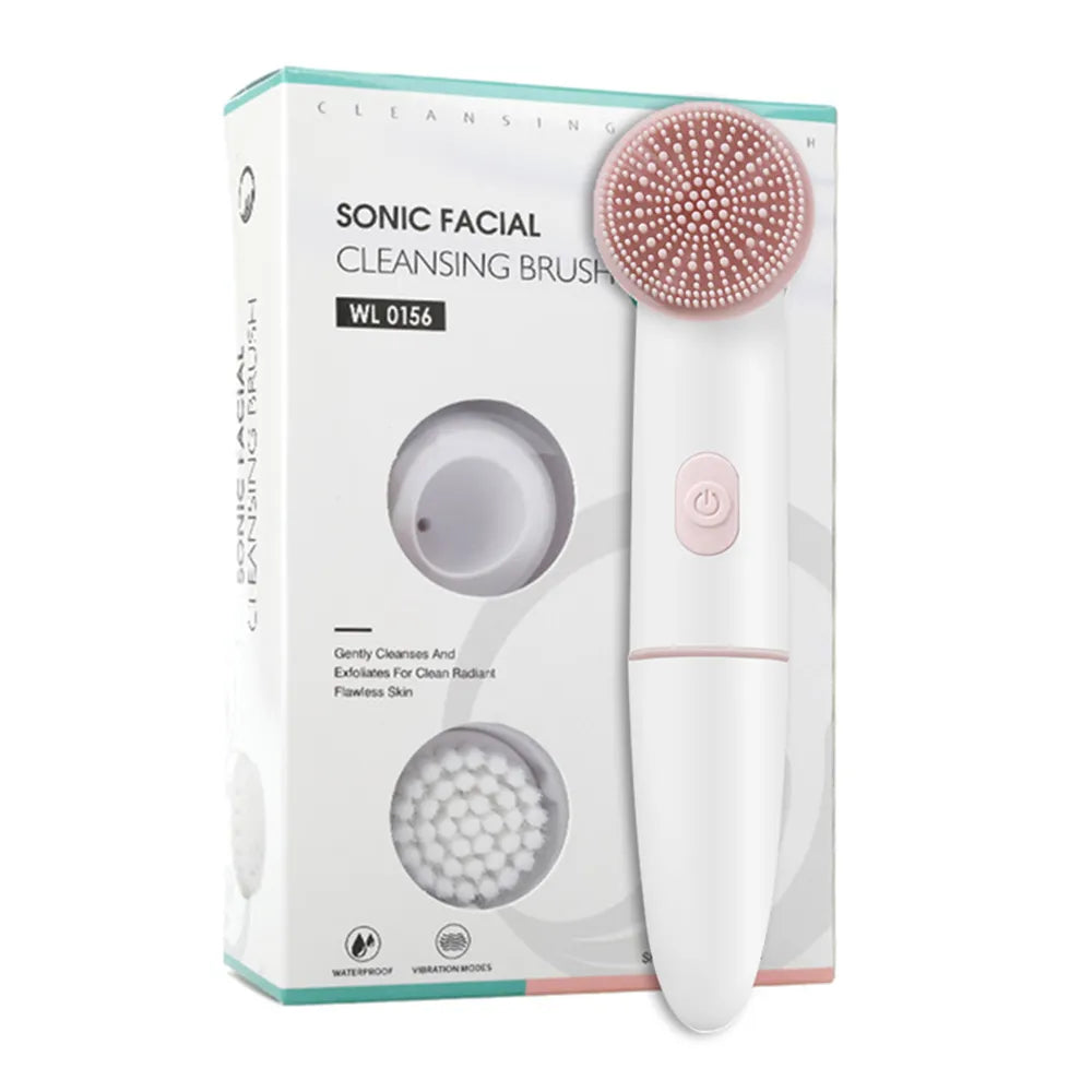 Dual-Action Facial Cleansing Brush