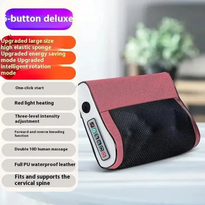 Neck, Shoulder, Back Massager with Kneading, Multi Speed, Hot Compress