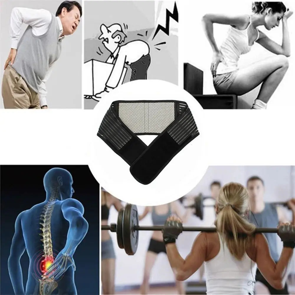 Magnetic Self-Heating Back Support Belt