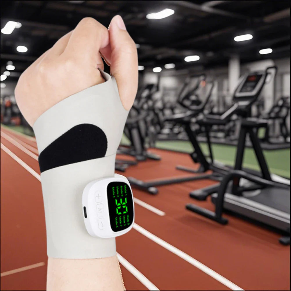 Cordless Electric Wrist Massager 8 Modes 30 Levels