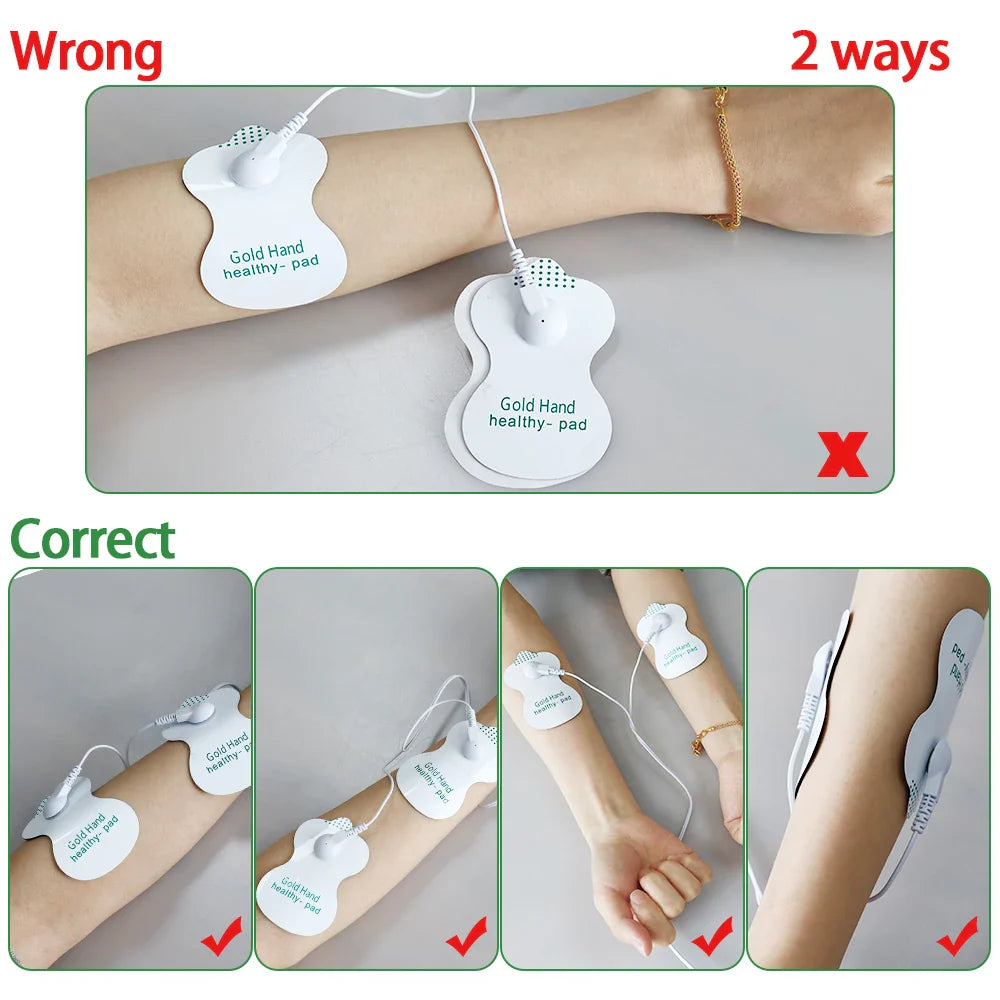 Electric TENS Massager With 12 Modes, Muscle Stimulator For Physiotherapy